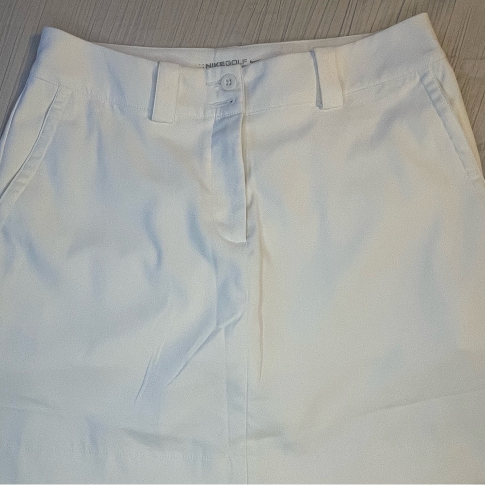 Nike white gold skort dri‎ fit performance size 4 - Picture 4 of 11